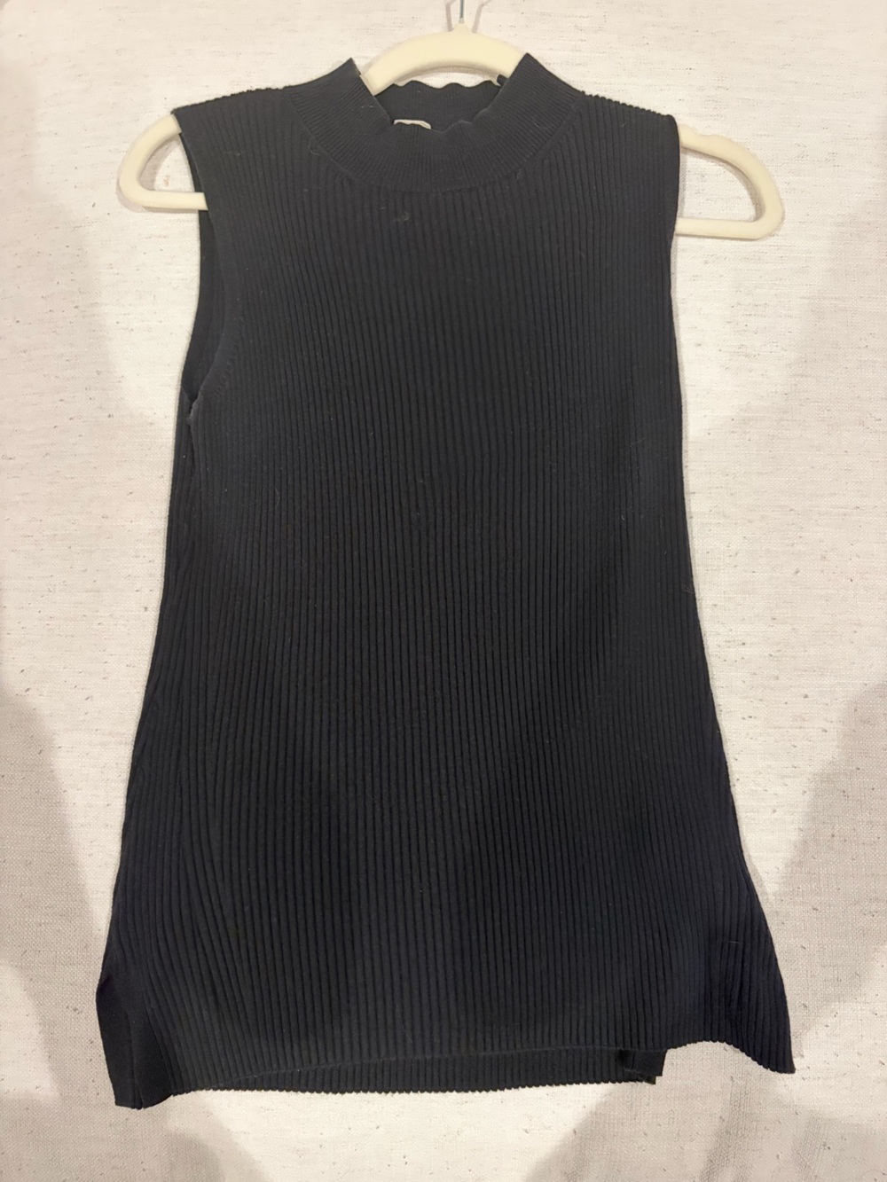 Black tank top